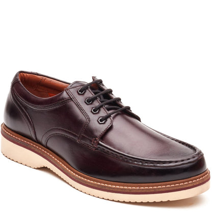 Langdon Leather Apron Toe Shoes Brown