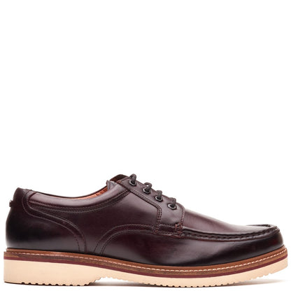 Langdon Leather Apron Toe Shoes Brown
