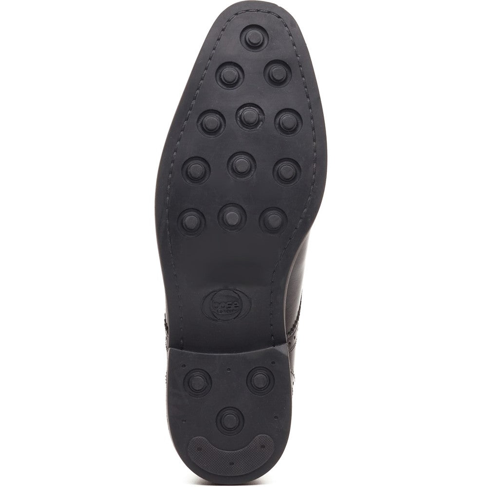 Eton Leather Derby Shoes Black