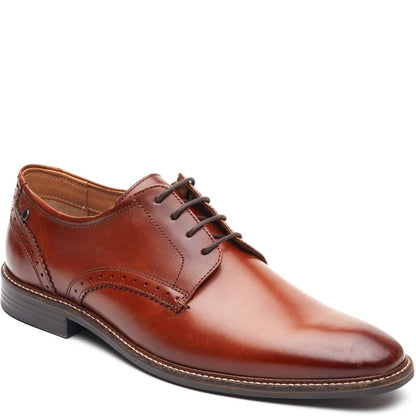 Eton Leather Derby Shoes Tan