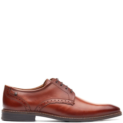 Eton Leather Derby Shoes Tan