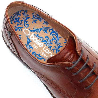 Eton Leather Derby Shoes Tan