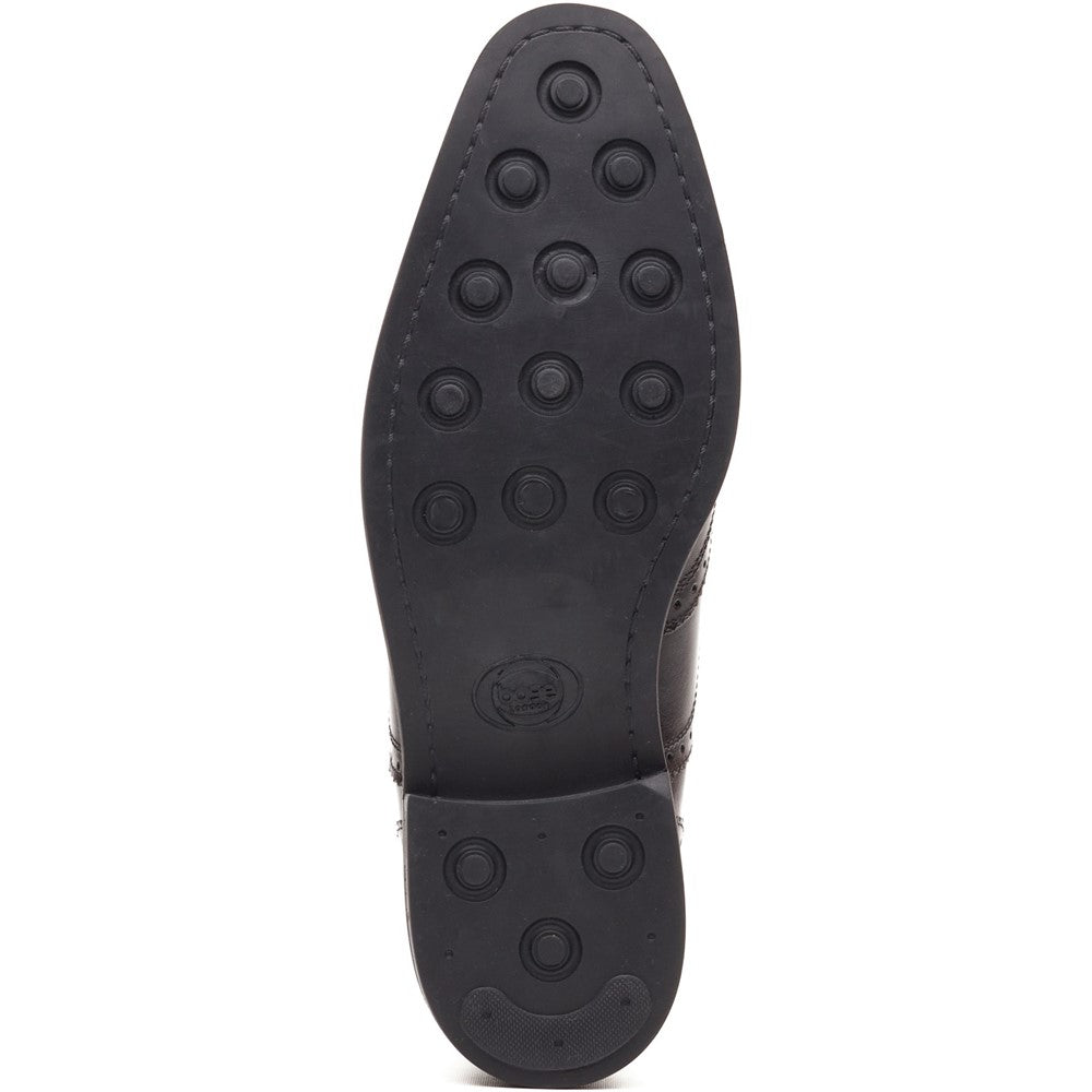 Clarence Leather Brogue Shoes Black