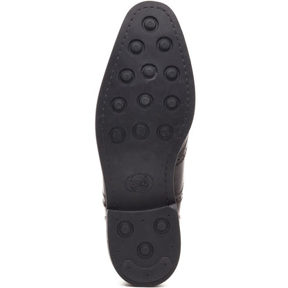 Clarence Leather Brogue Shoes Black