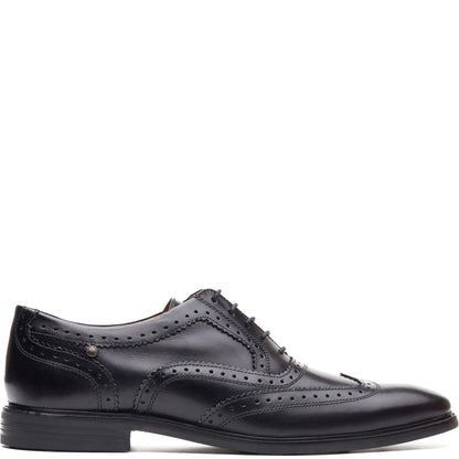 Clarence Leather Brogue Shoes Black