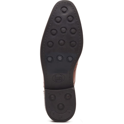 Clarence Leather Brogue Shoes Tan