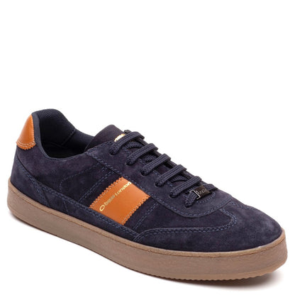 Banksy Suede Trainer Navy