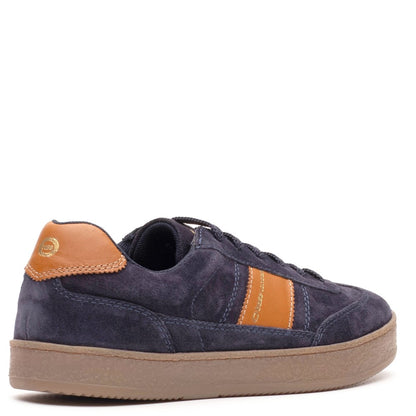 Banksy Suede Trainer Navy