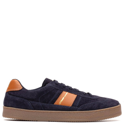 Banksy Suede Trainer Navy