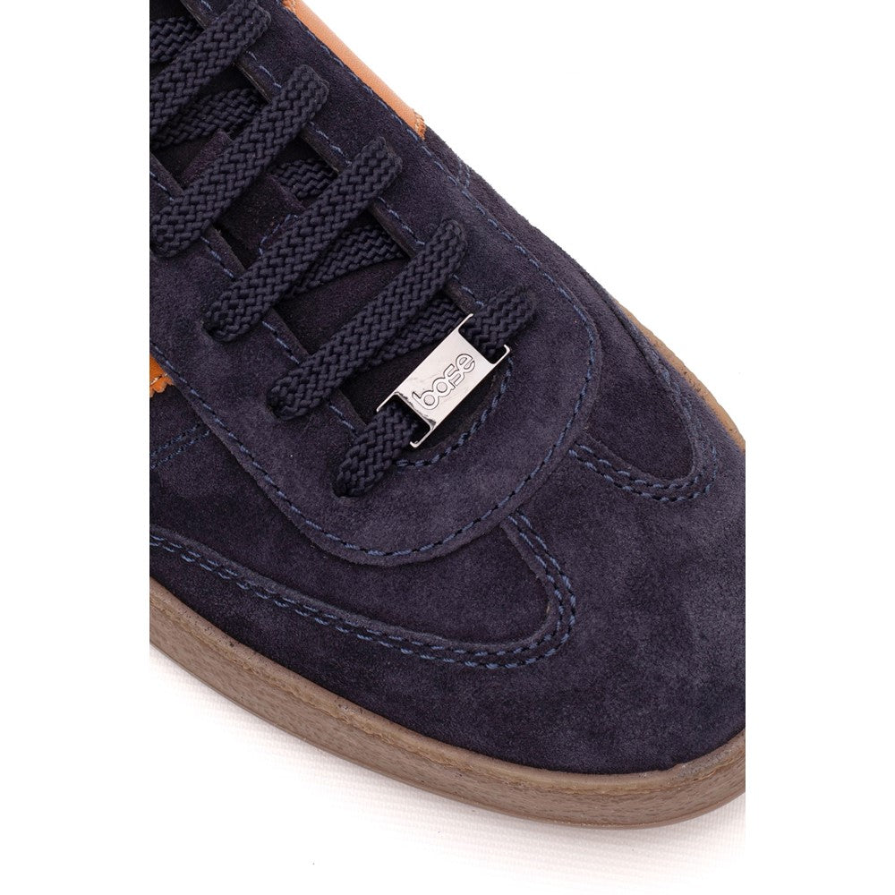 Banksy Suede Trainer Navy