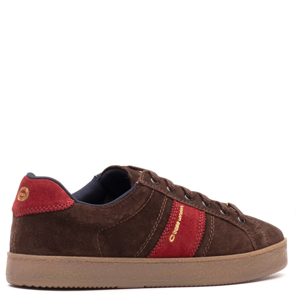 Hopper Suede Trainer Brown