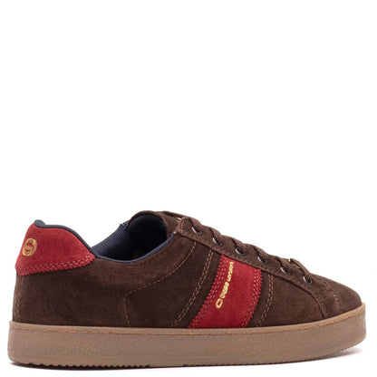 Hopper Suede Trainer Brown