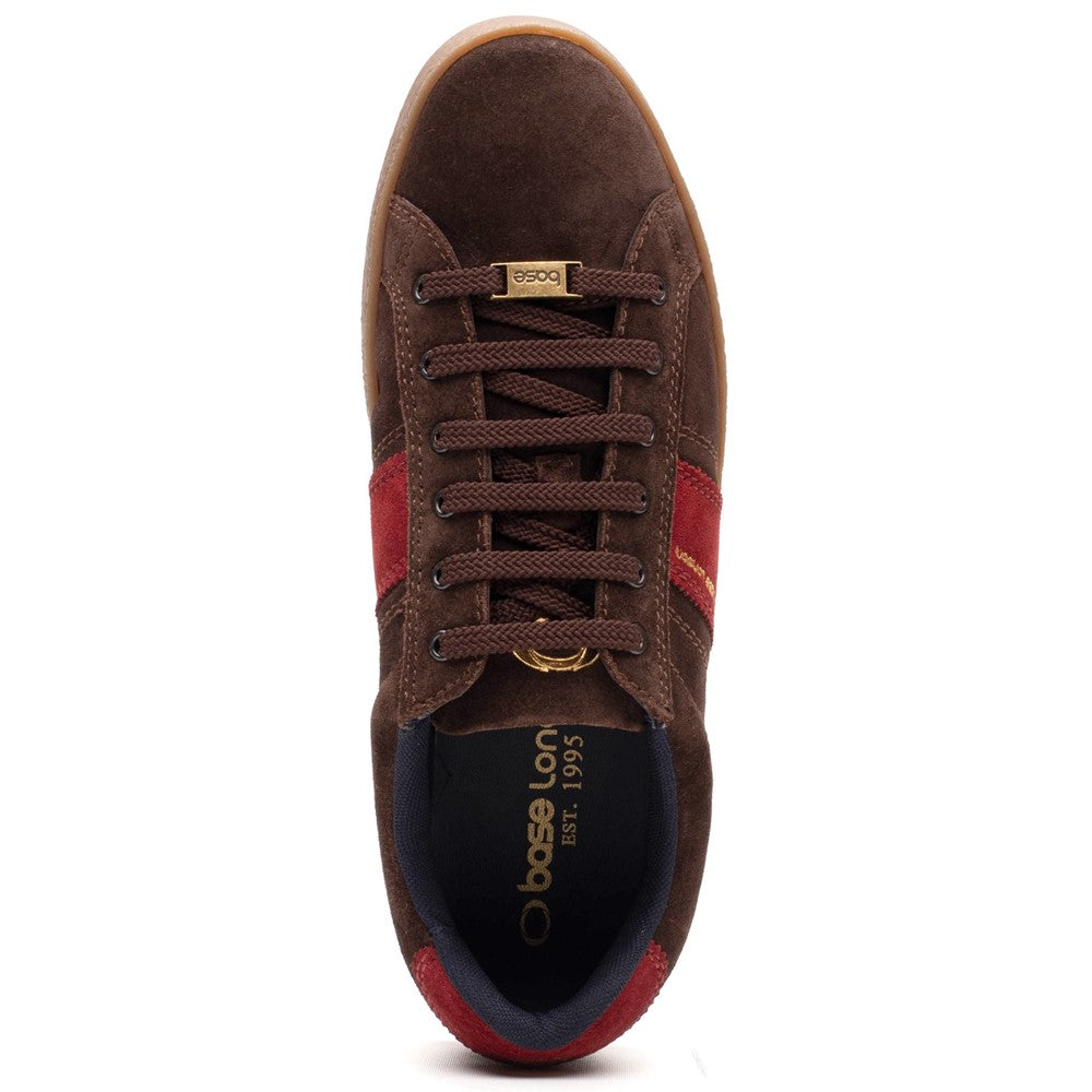 Hopper Suede Trainer Brown