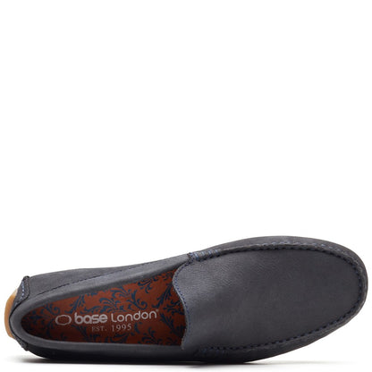 Moss Leather Driver Navy