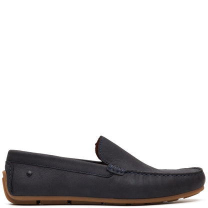 Moss Leather Driver Navy