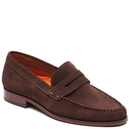 Slate Suede Penny Loafer Brown