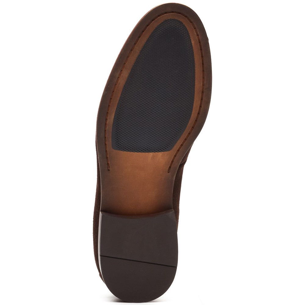 Slate Suede Penny Loafer Brown
