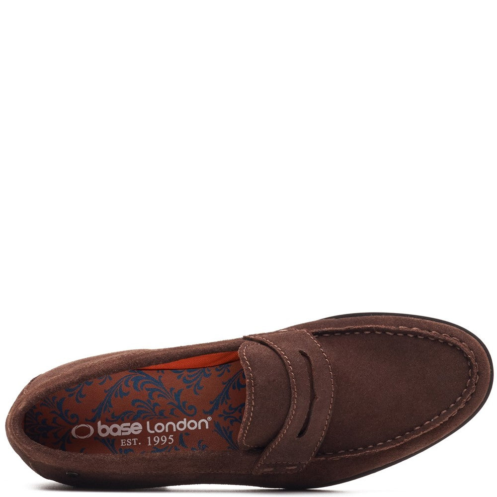 Slate Suede Penny Loafer Brown