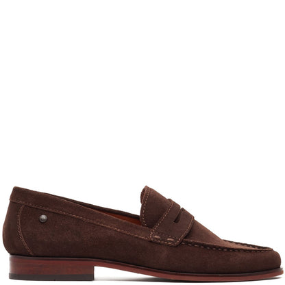Slate Suede Penny Loafer Brown
