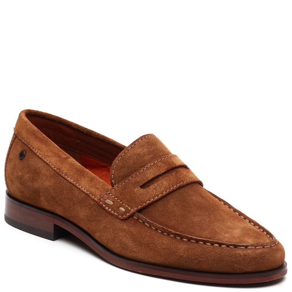 Slate Suede Penny Loafer Ginger