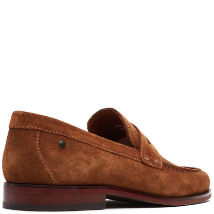 Slate Suede Penny Loafer Ginger
