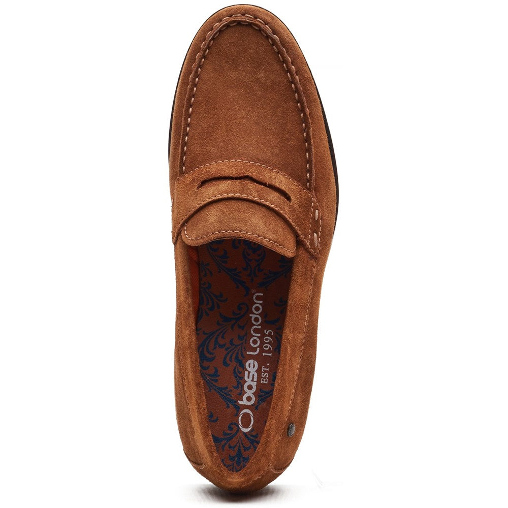 Slate Suede Penny Loafer Ginger