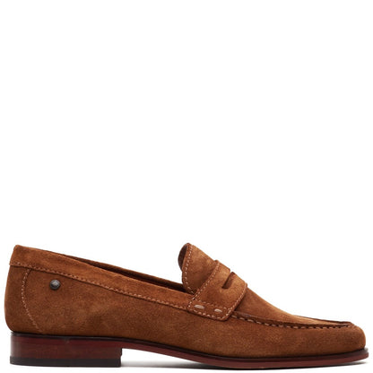 Slate Suede Penny Loafer Ginger