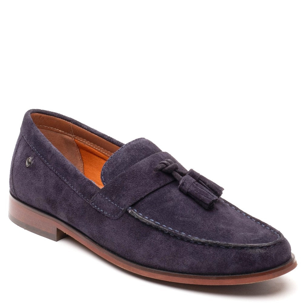 Flint Suede Tassle Loafer Navy