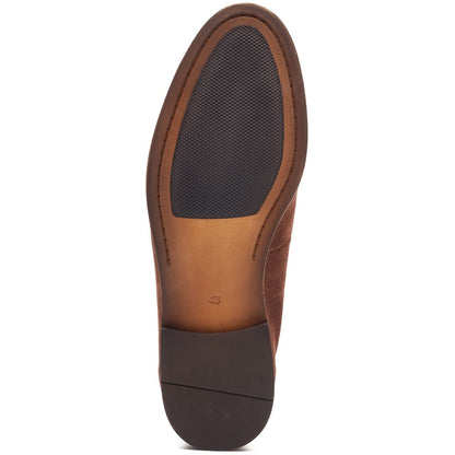 Flint Suede Tassle Loafer Tan