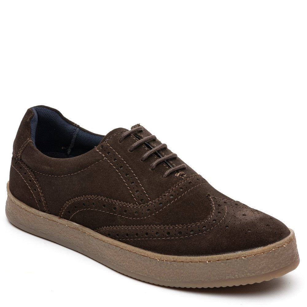 Christo Suede Trainer Brown
