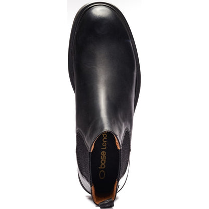 Roebuck Pull Up Chelsea Boots Black