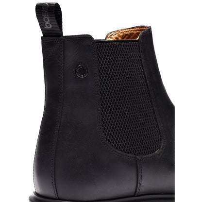 Roebuck Pull Up Chelsea Boots Black