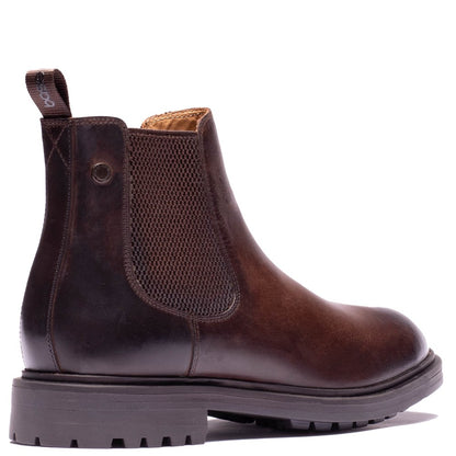 Roebuck Pull Up Chelsea Boots Brown