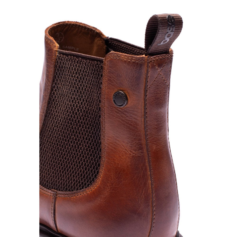 Roebuck Pull Up Chelsea Boots Tan