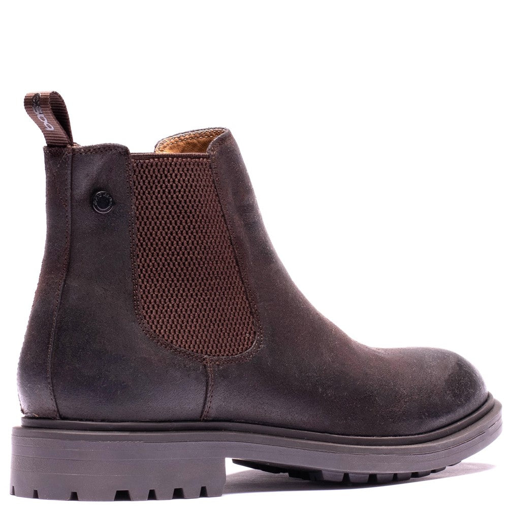 Roebuck Suede Chelsea Boots Brown
