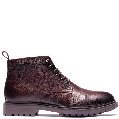 Mercer Grain Toe Cap Boots Brown