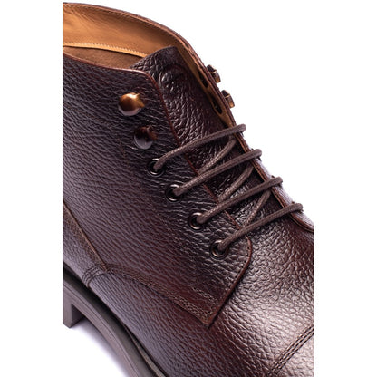 Mercer Grain Toe Cap Boots Brown