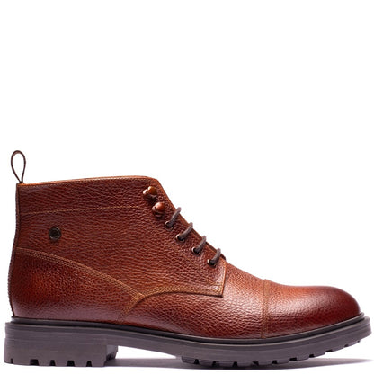 Mercer Grain Toe Cap Boots Tan