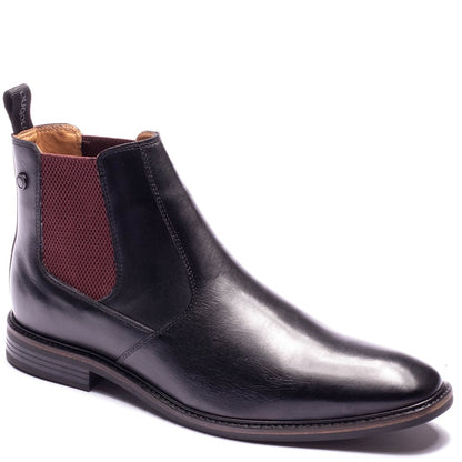 Kensington Waxy Chelsea Boots Black