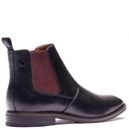 Kensington Waxy Chelsea Boots Black