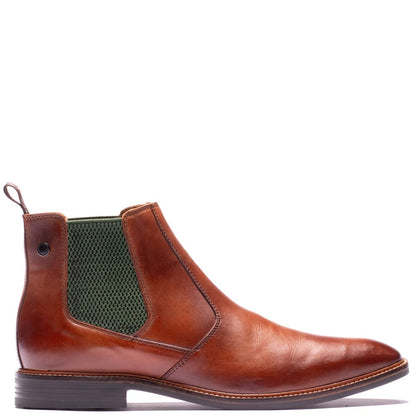 Kensington Washed Chelsea Boots Tan