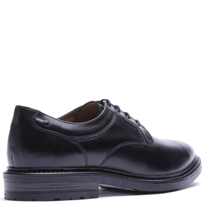 Carter Waxy Derby Lace Up Shoes Black