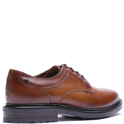 Carter Waxy Derby Lace Up Shoes Tan