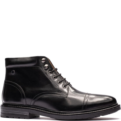 Porter Waxy Toe Cap Boots Black