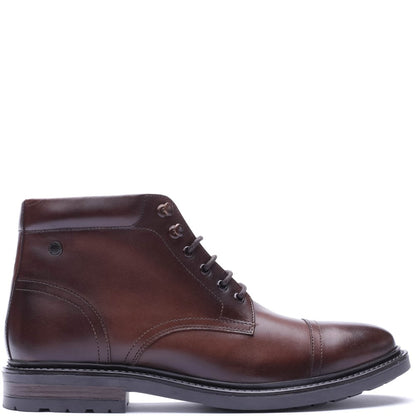Porter Waxy Toe Cap Boots Brown