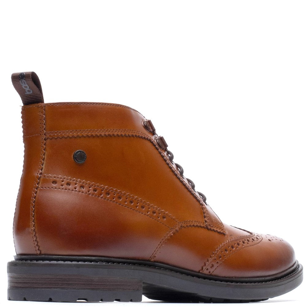 Porter Waxy Toe Cap Boots Tan