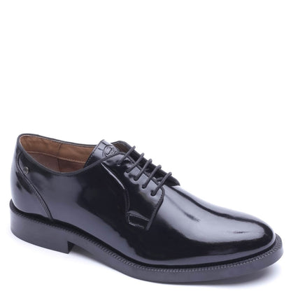 Luca Hi-Shine Lace Up Shoes Black
