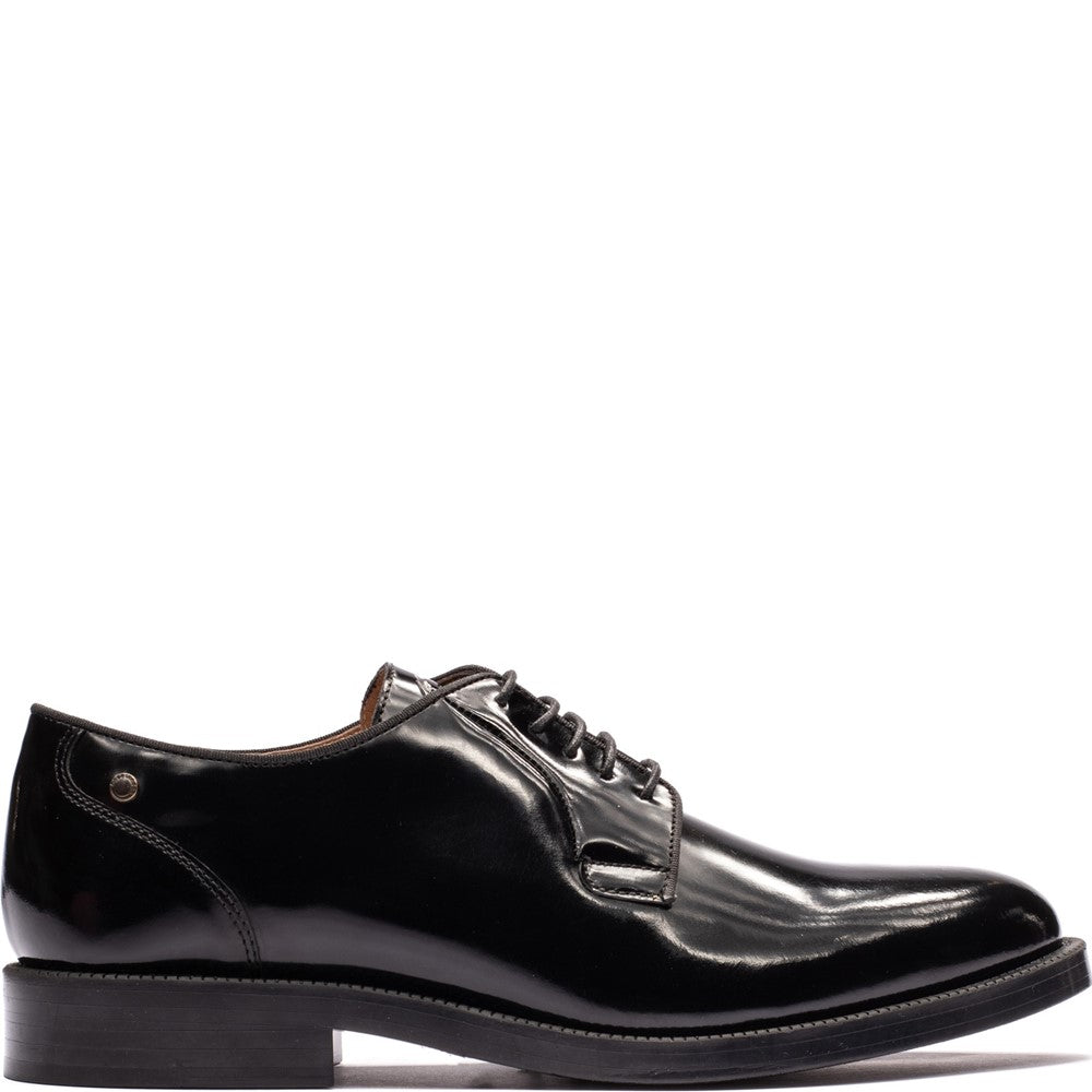 Luca Hi-Shine Lace Up Shoes Black