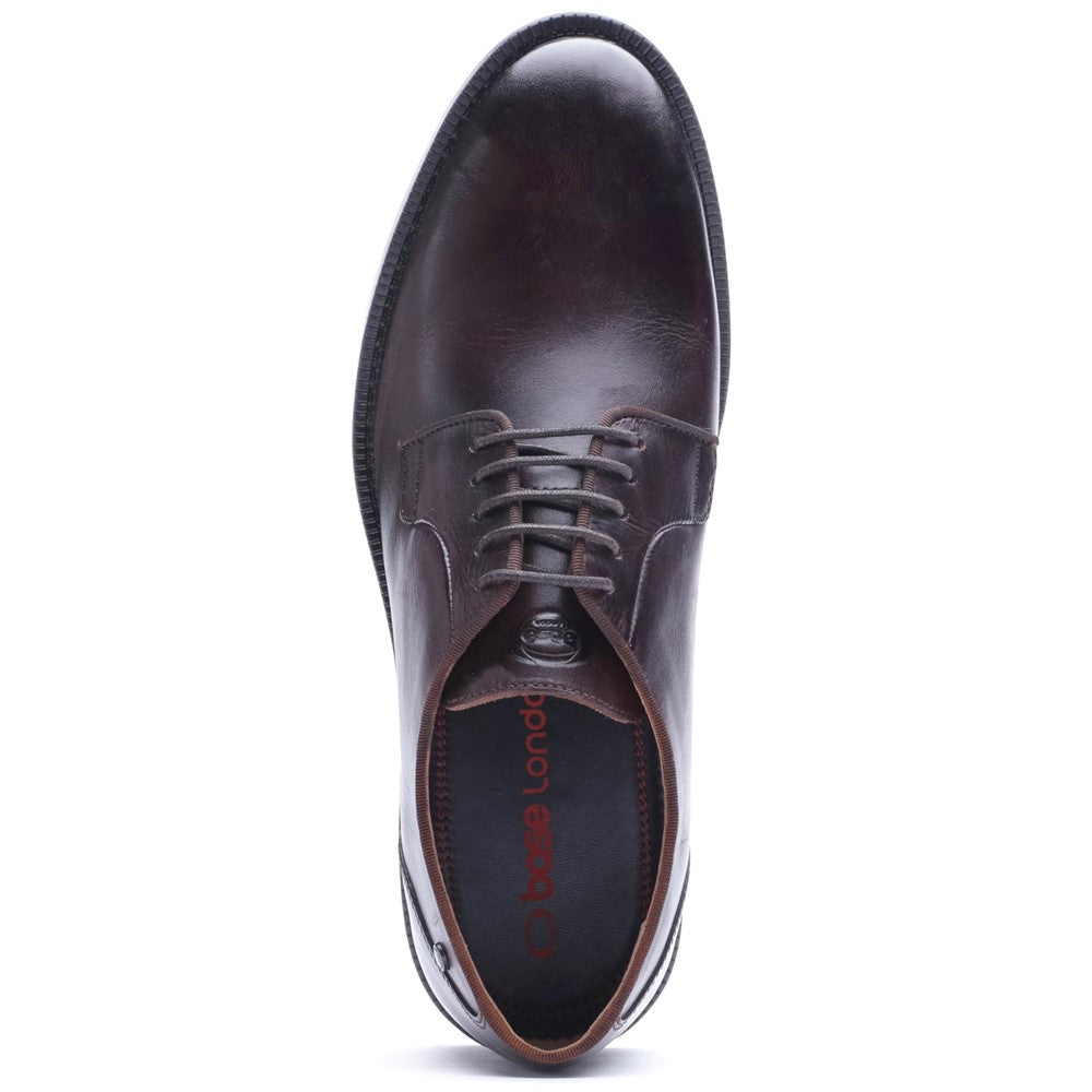 Luca Washed Lace Up Shoes Brown