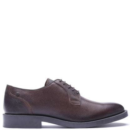 Luca Tumbled Lace Up Shoes Brown